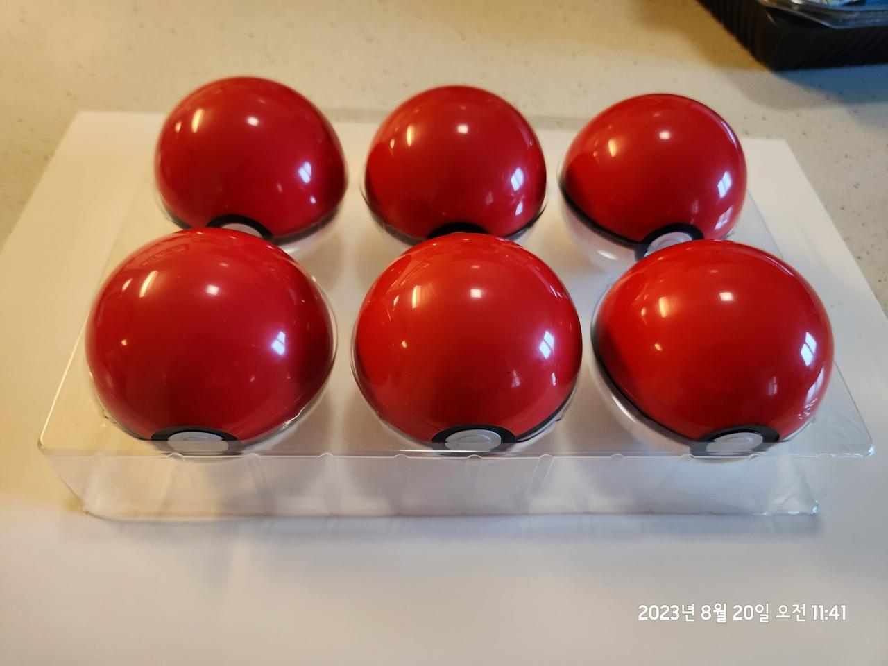 포켓몬볼 몬스터볼 피규어 6종