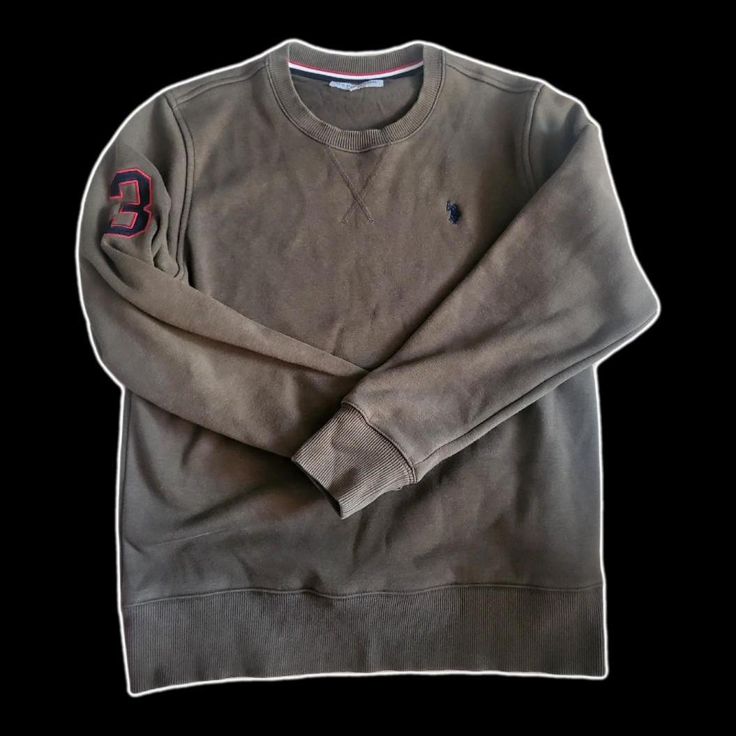 폴로 맨투맨 스웻셔츠 카키색 95 M