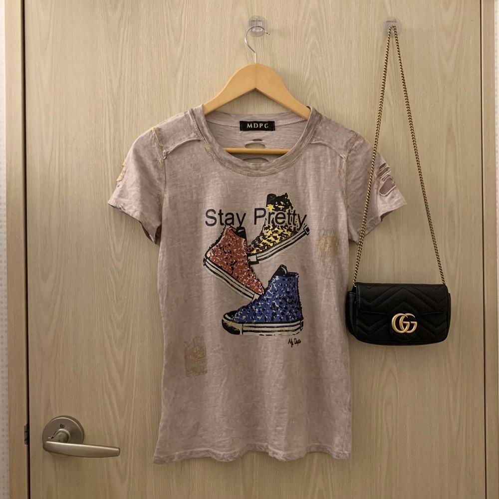 [V] 빈티지 스니커즈 티셔츠