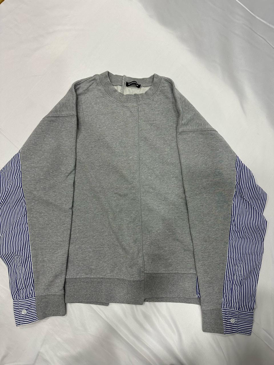 인터섹션 셔츠 비대칭 맨투맨 2사이즈