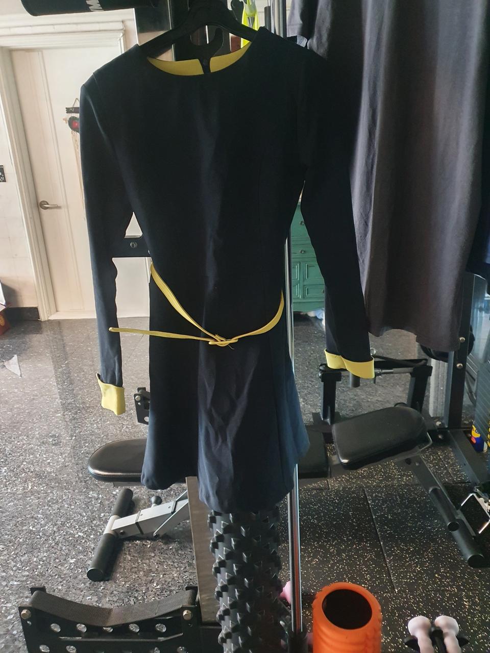 네이비 정장 원피스