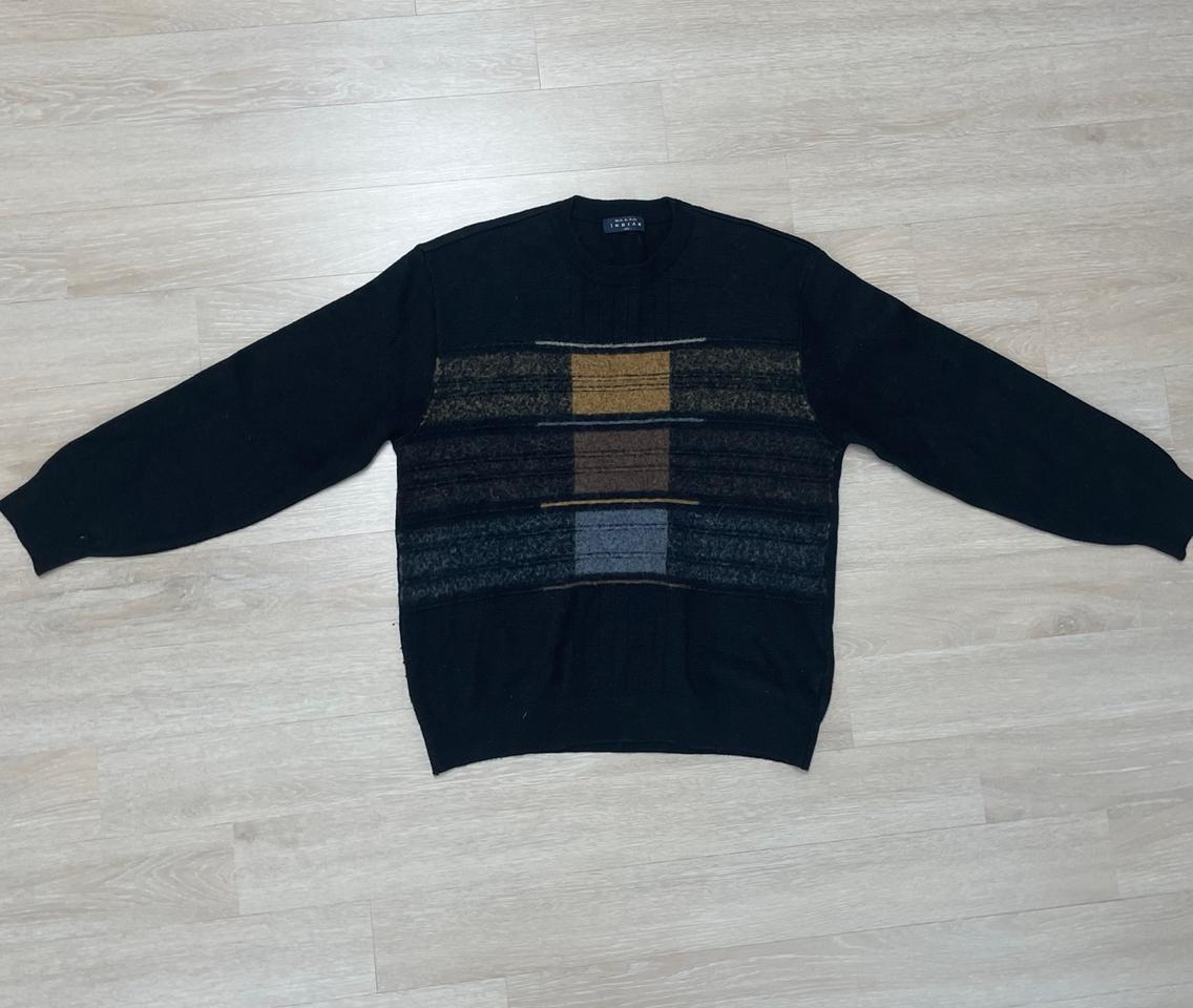 인디안 남성 니트 모 50% 사이즈 100