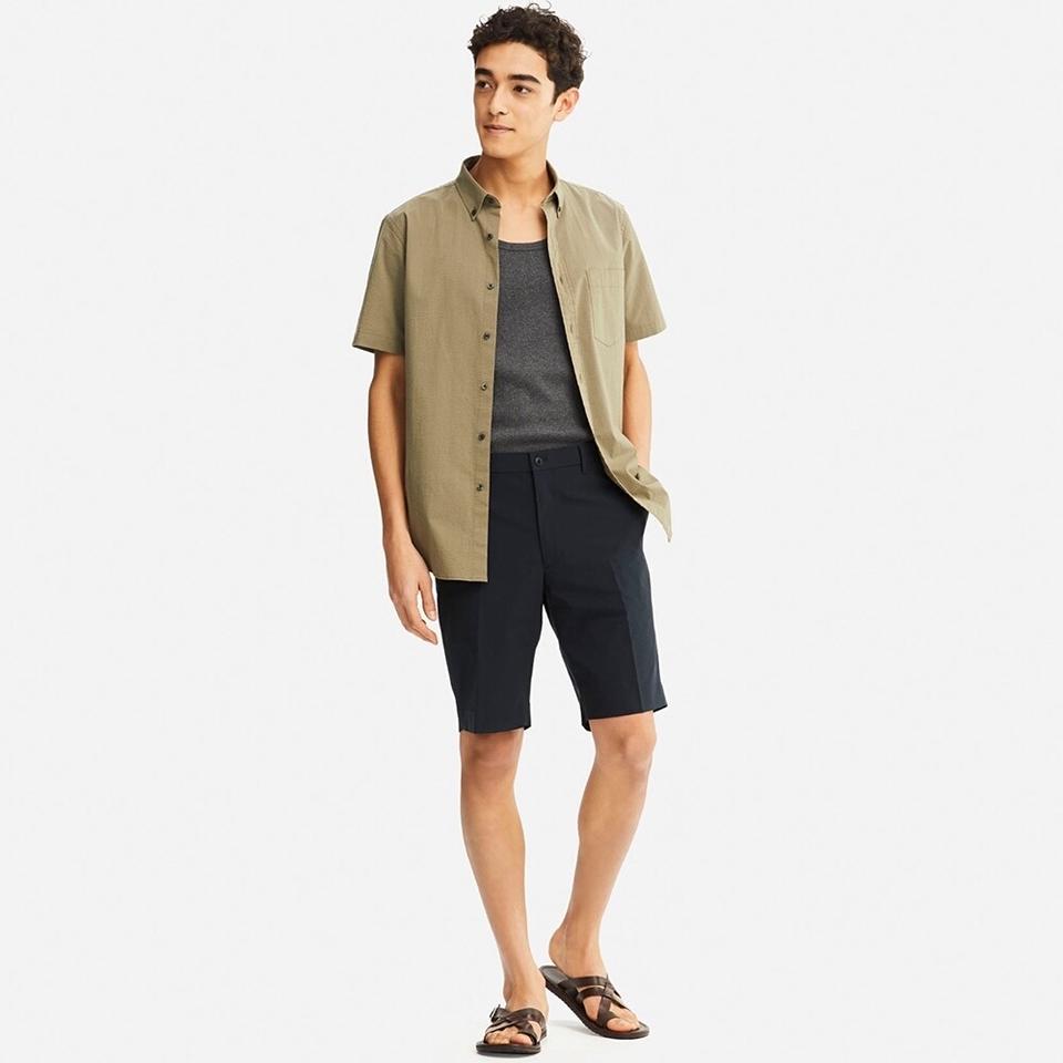 유니클로 반바지 | 감탄 쇼트 팬츠 네이비 L