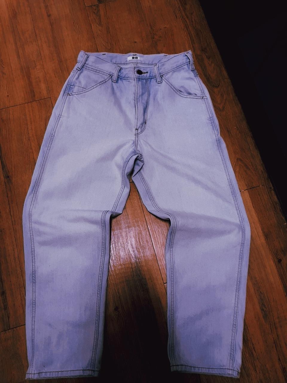 유니클로 U 테이퍼드데님 33사이즈