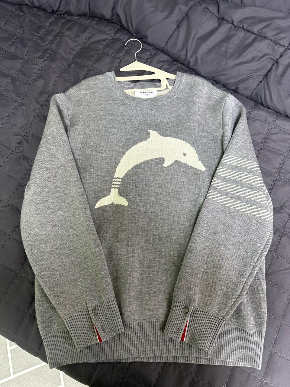 20S/S 톰브라운 밀라노스티치 돌핀 니트(5)