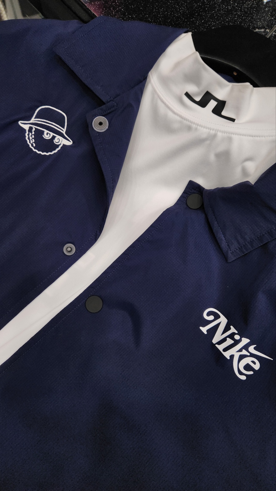 말본 X 나이키 콜라보 골프옷 상의 바람막이 골프웨어