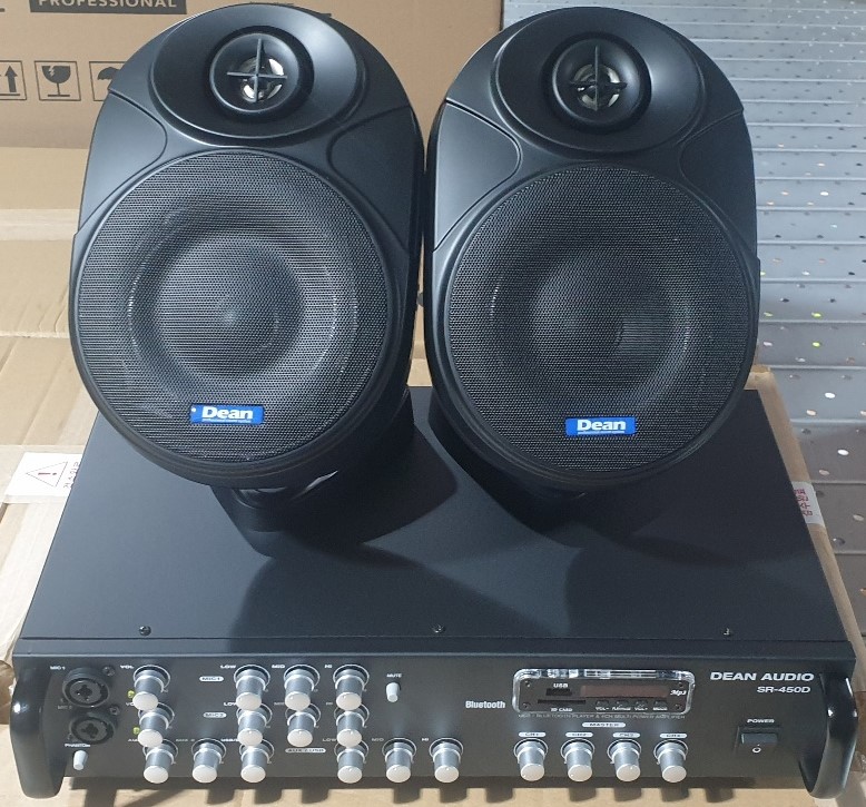 매장용 스피커,앰프 함께 할인해 팝니다.DEAN SR-G5,SR-450D