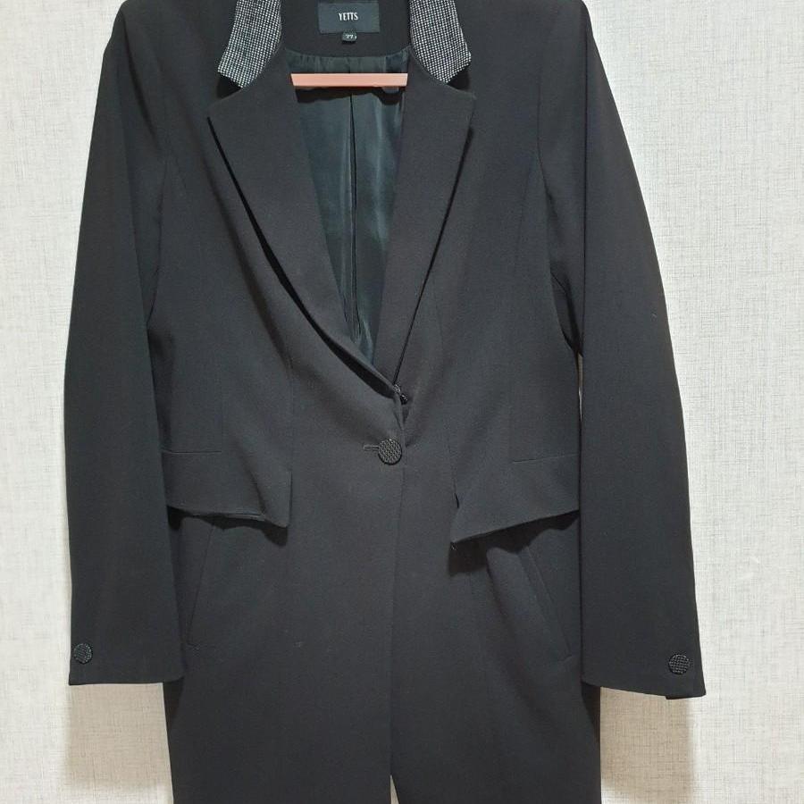 [예츠]77~88사이즈 뒷라인 카라배색 자켓(봄,가을,겨울자켓)정장자켓