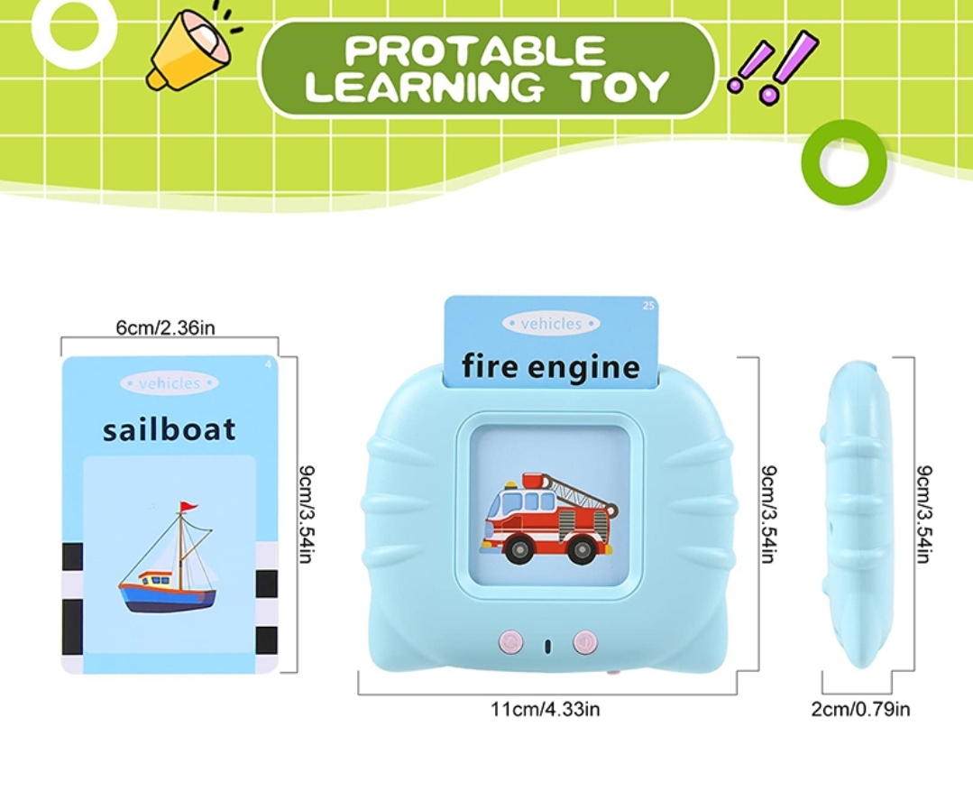 새상품)영어단어 플래시카드 말하는기계 키즈영어 유치원영단어