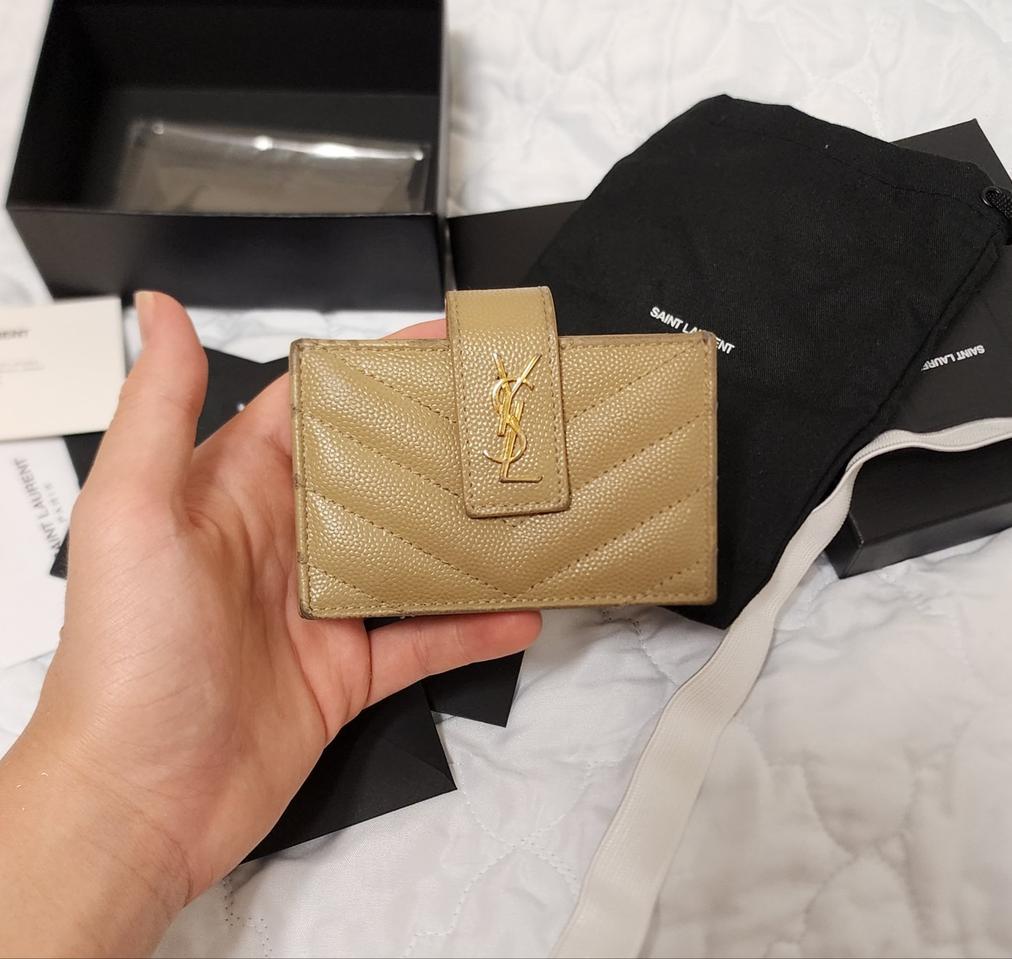 생로랑 여성 아코디언 지갑