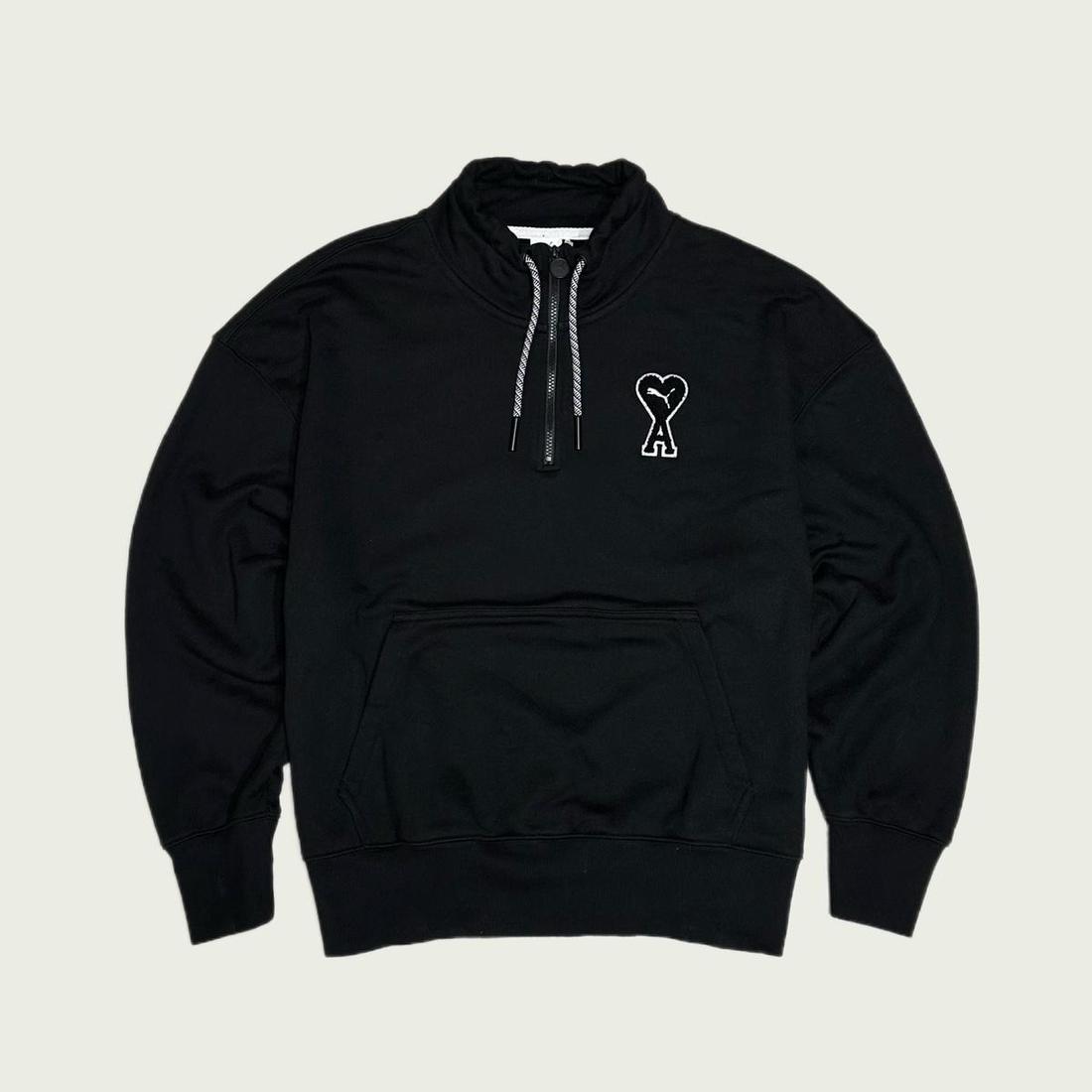 (2XL)AMI x Puma 스웻 하프집업