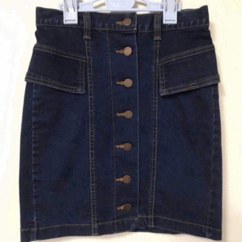 여성 청치마 (딱 한번 입었어요)