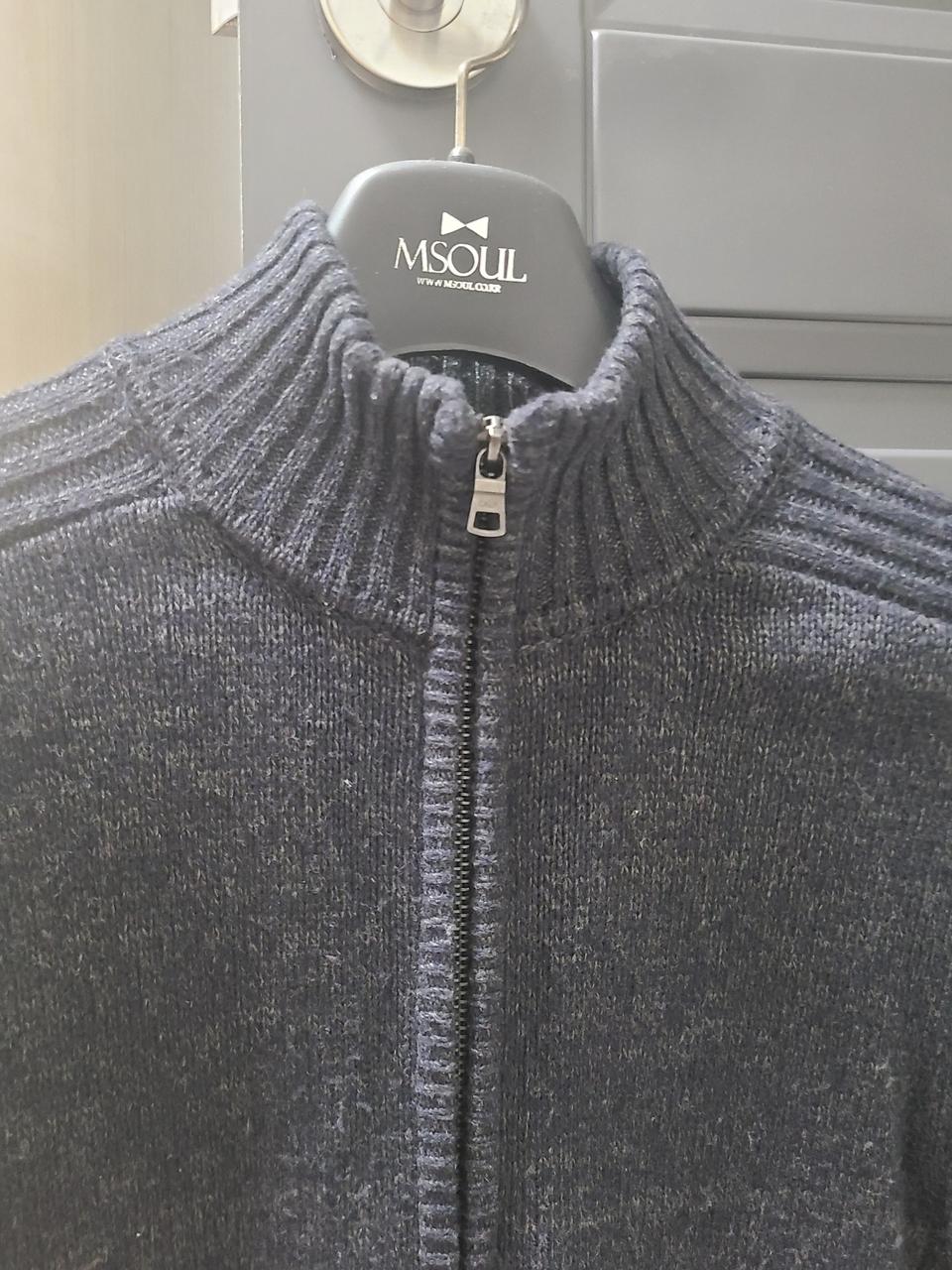 남성 니트 집업 가디건 95 S사이즈