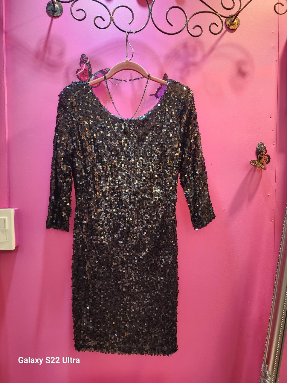 썸머바이크럽소다)스뱅글반짝이 미니드레스S