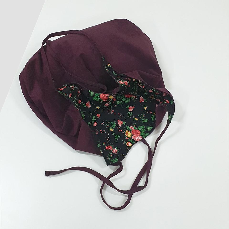 스웨이드 숄더백