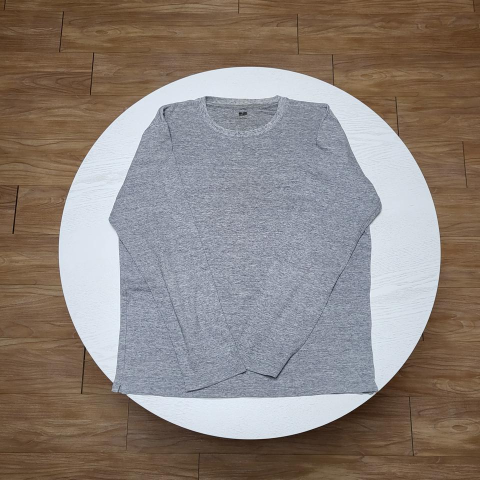유니클로,지오다노 그레이 긴팔 티셔츠