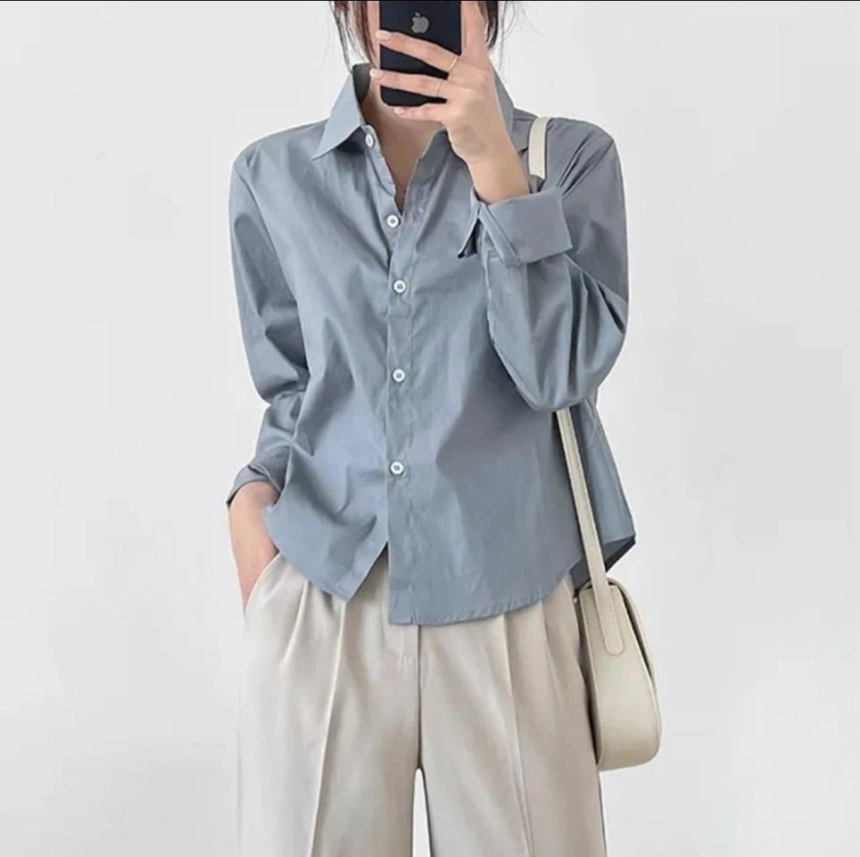 에이블리 소라 크롭셔츠 새상품