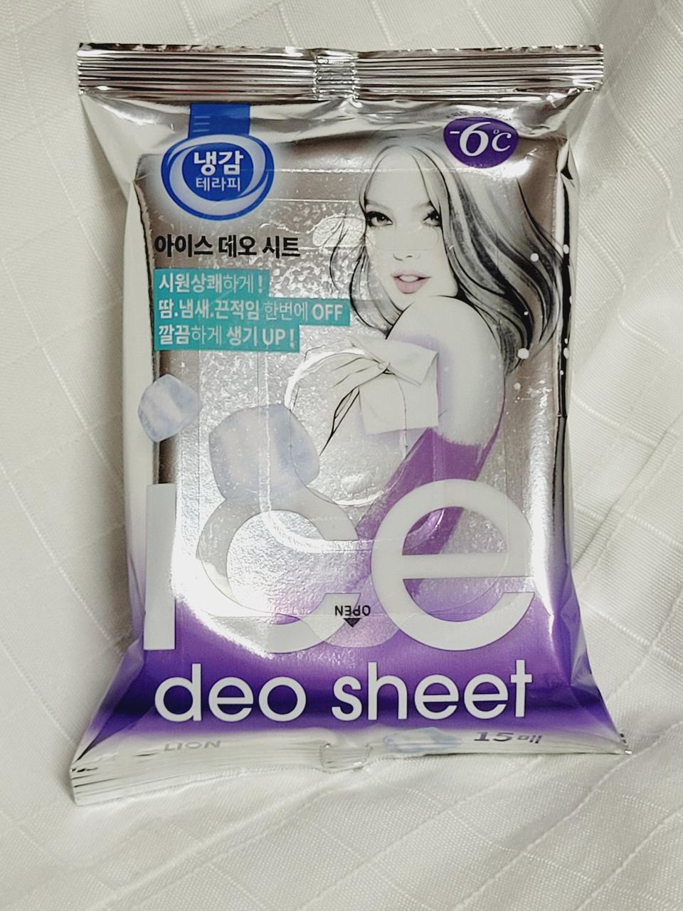 간단히 샤워[미개봉]냉감테라피 아이스데오시트