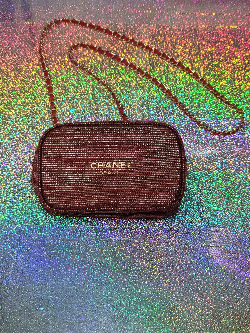 [100%정품]샤넬 홀리데이 레드 파우치&가방