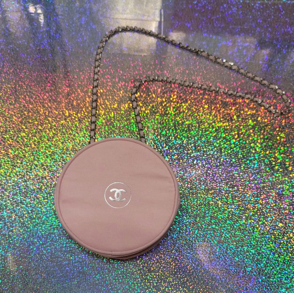 [100%정품]샤넬 탬버린 핑크 파우치