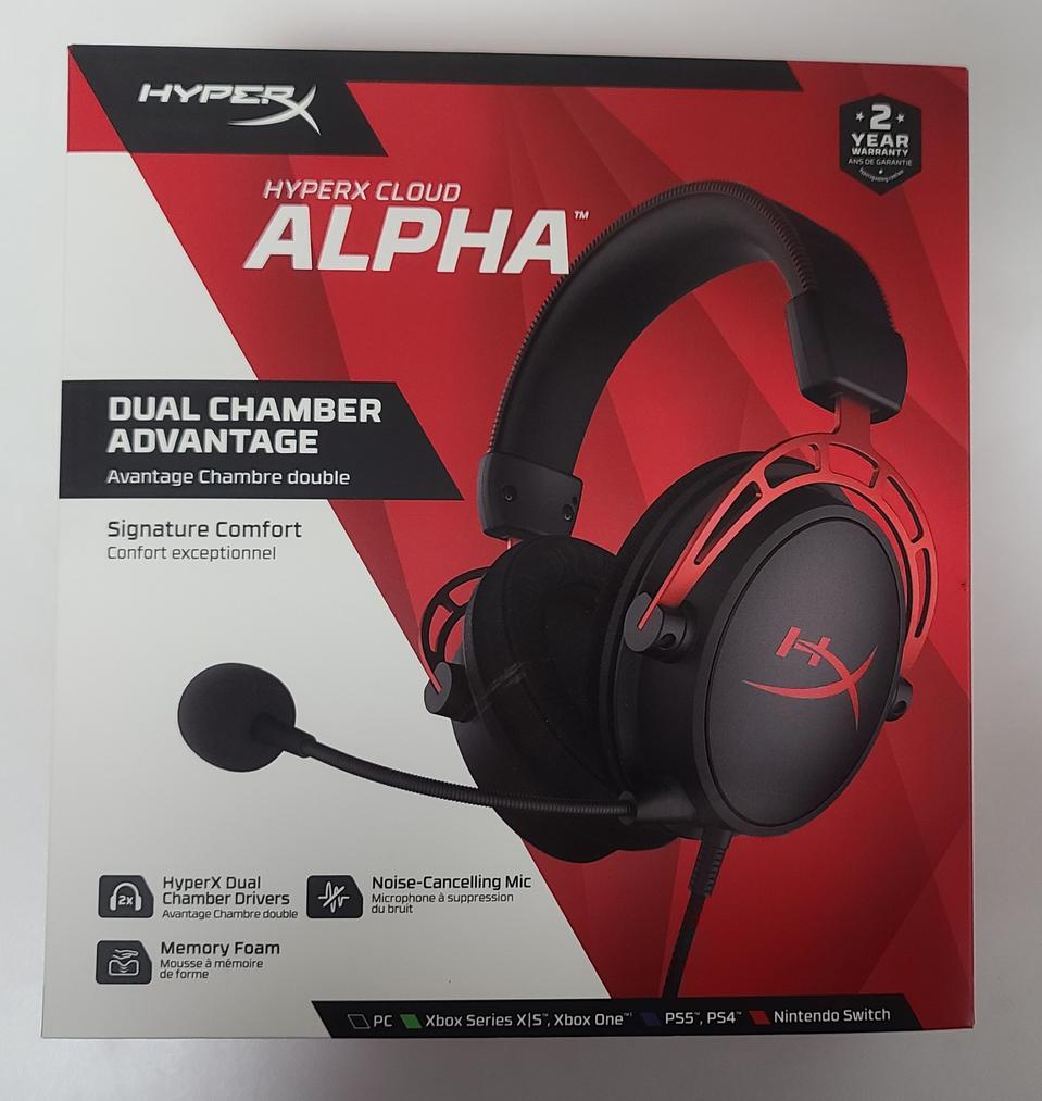 하이퍼X 클라우드 알파 헤드셋 5분 사용 풀박스 팝니다~