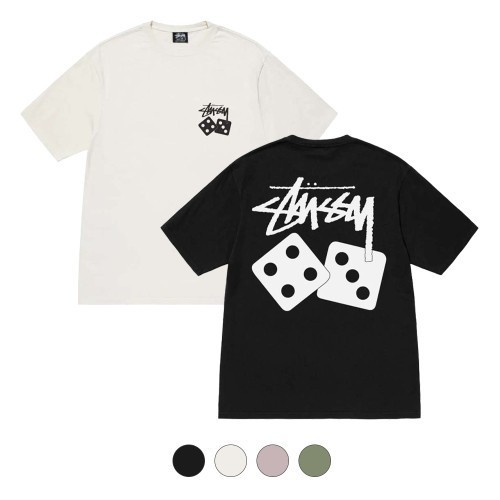 정품 스투시 주사위 반팔티