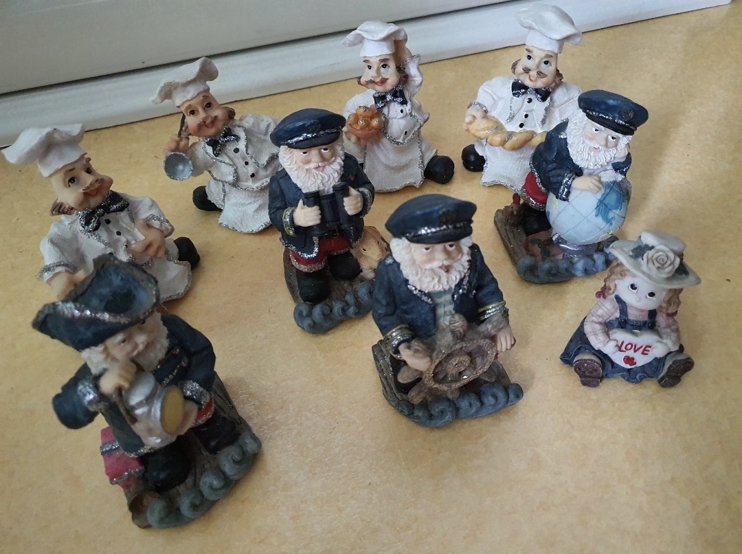 사람캐릭터고급장식품9개표정모두각각다르게섬세하고정밀하게실감남저렴히6만원