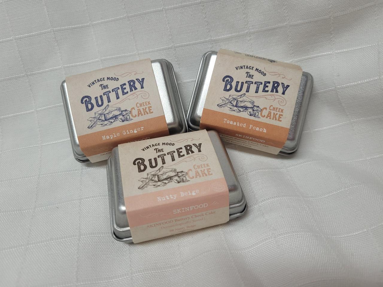 웜톤 초보블러셔☆스킨푸드 버터리 치크 케이크 05메이플진저 , 08 너티