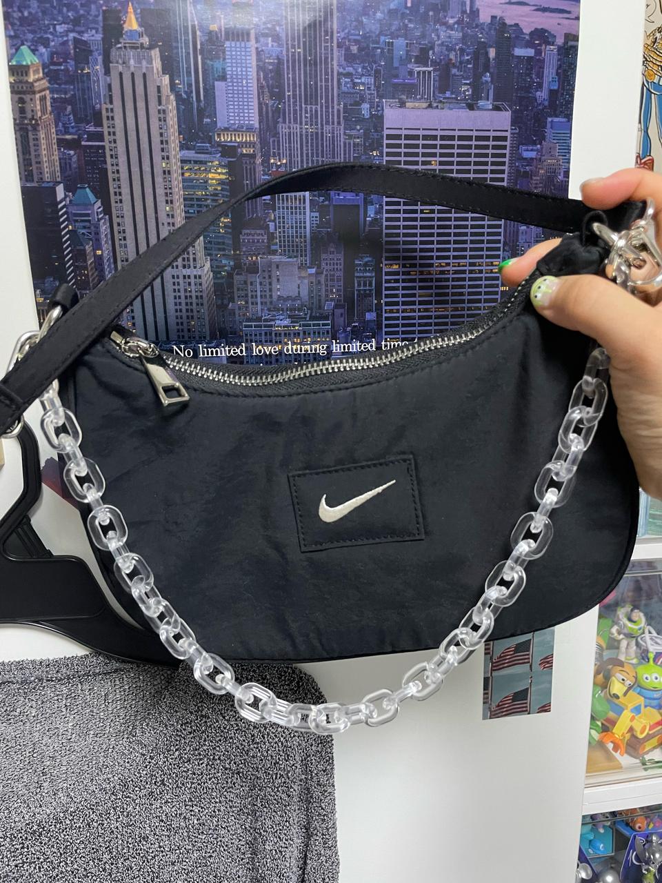 코디킹스 나이키 올블랙호보백