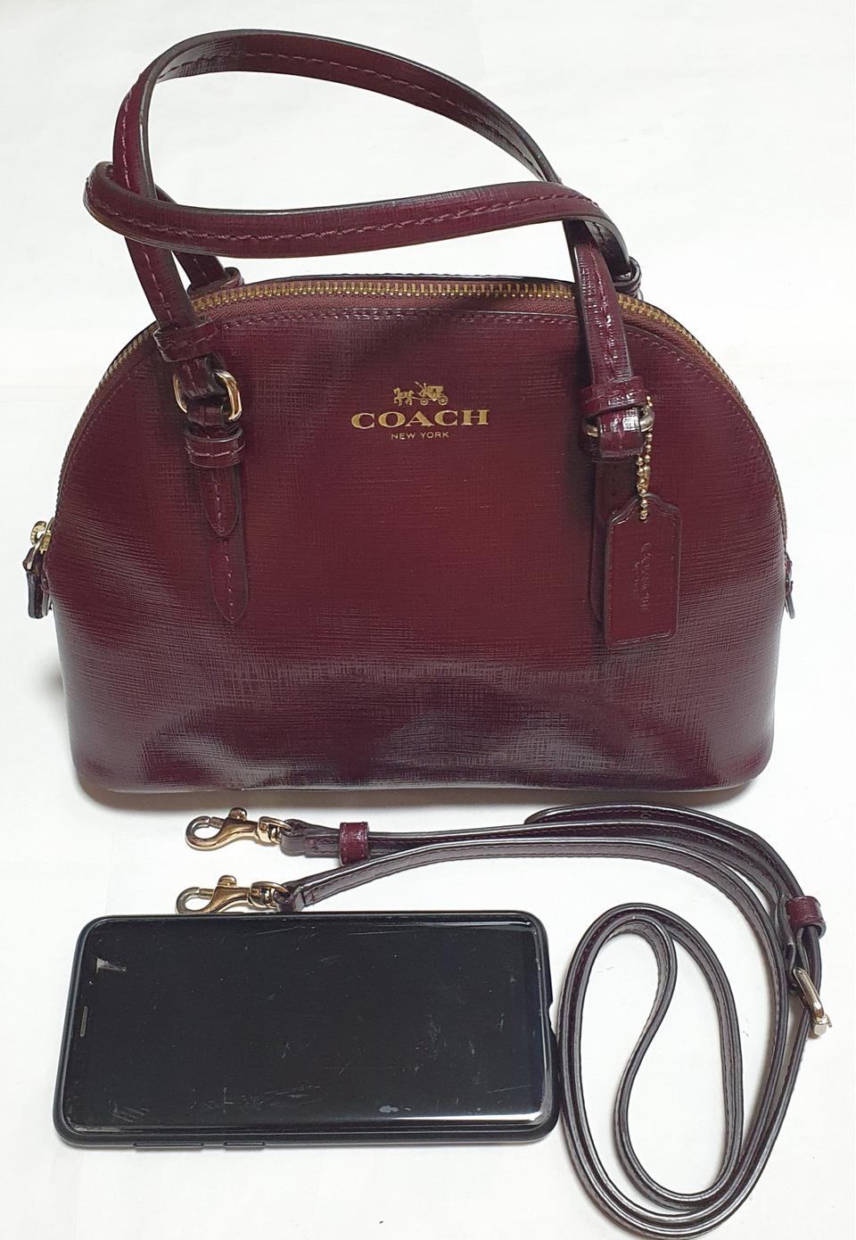 COACH 토트&크로스바디 미니 핸드백
