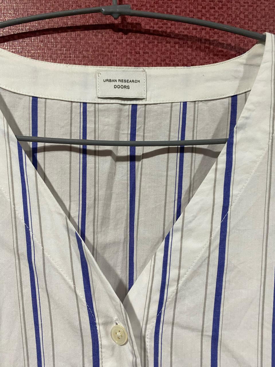 창량한 면 롱 원피스