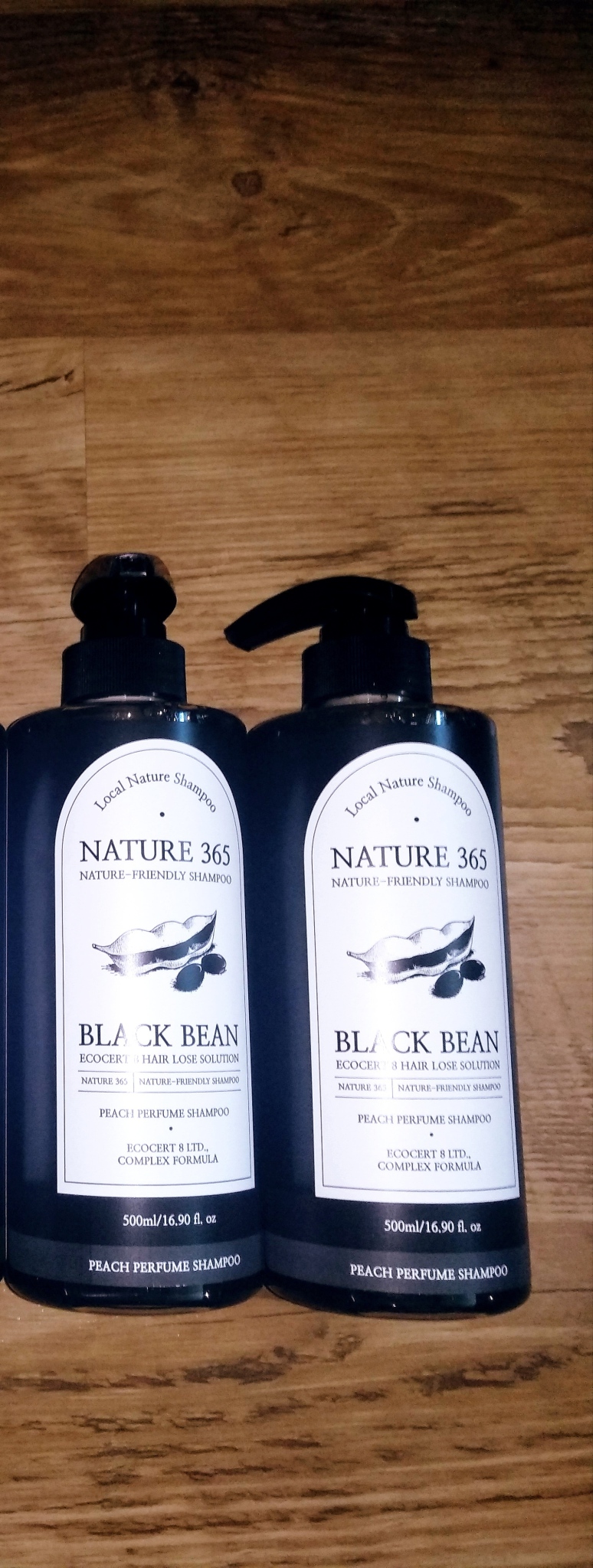 네이처 365 블랙빈 샴푸 500ml x 2개