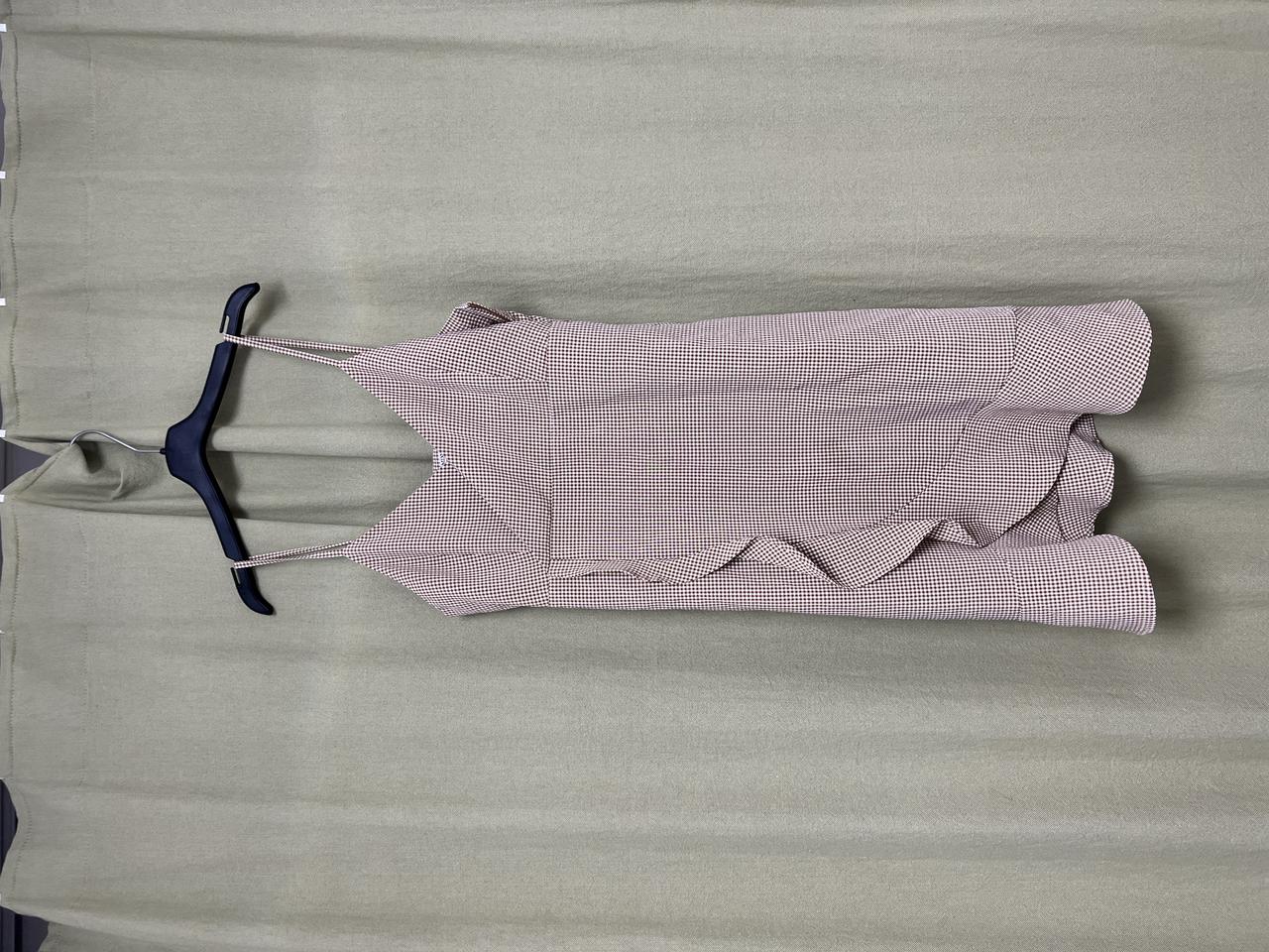 [원가11만원] 미쏘 MIXXO 체크 뷔스티에 원피스 S(55-66)