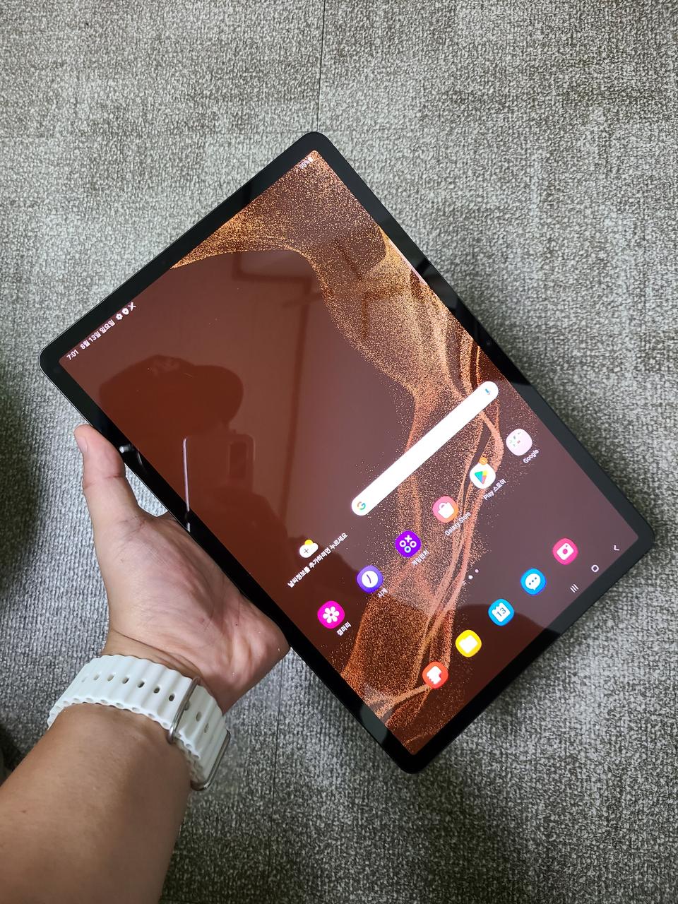 갤럭시탭 S8플러스 128G 블랙 WIFI 12.4 상태굿 풀박 69만