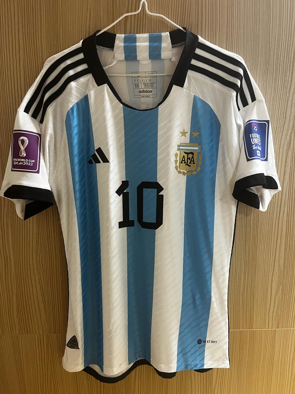 아르헨티나 국대 유니폼 메시 마킹 M