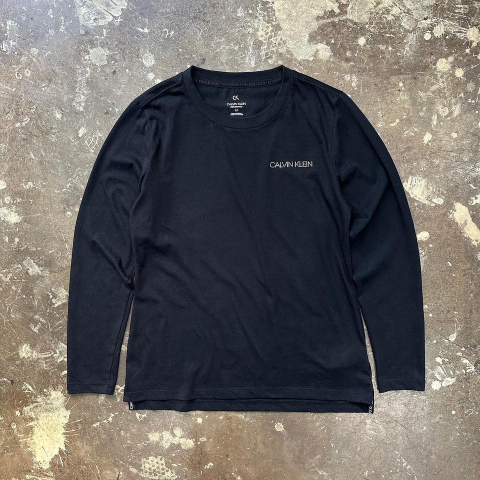 S) 캘빈클라인 라운드 면티셔츠 긴팔