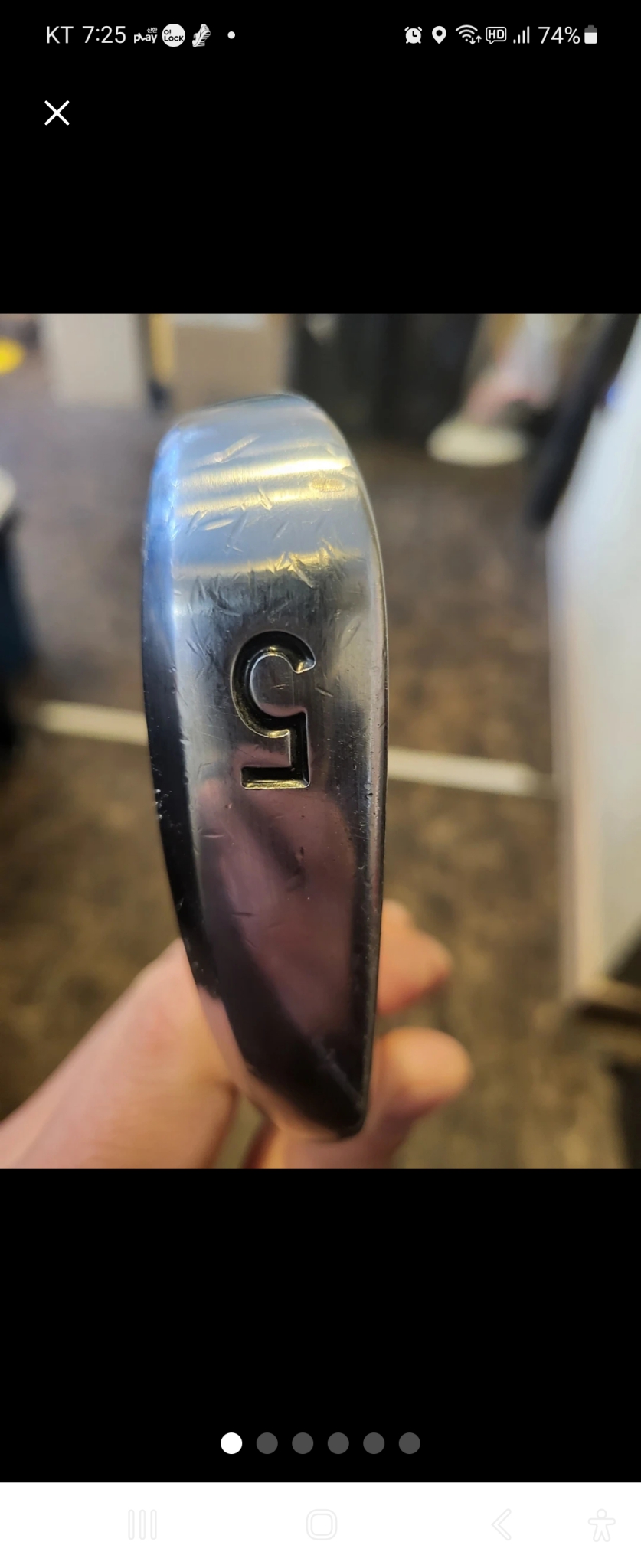 골프채 5번 아이언 판매합니다.