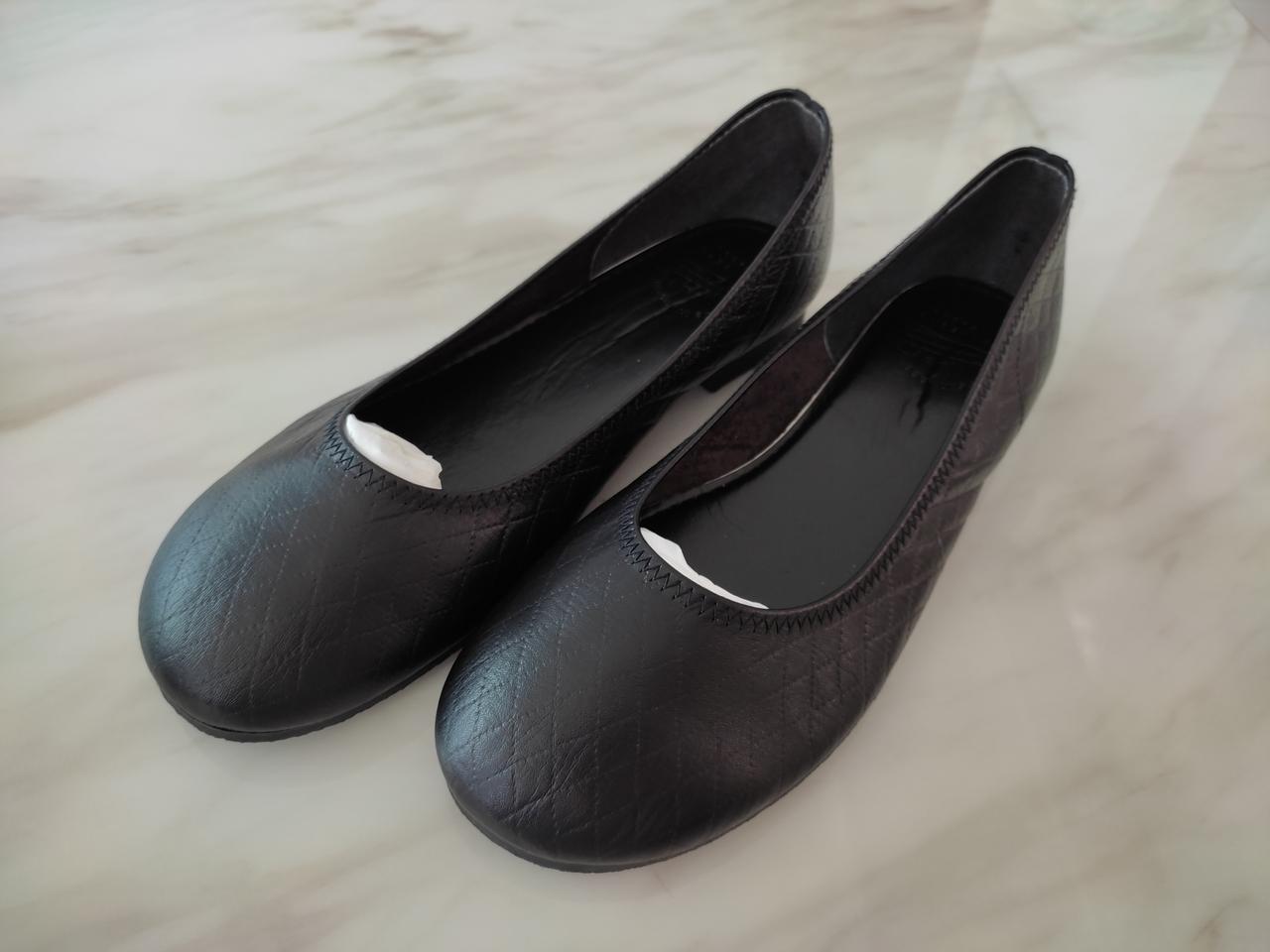 일본수제화(블랙무광무늬) made in japan 플렛슈즈