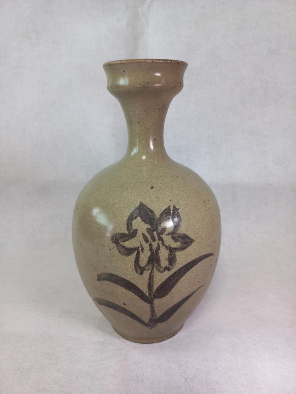 청자 철화 화문 광구병