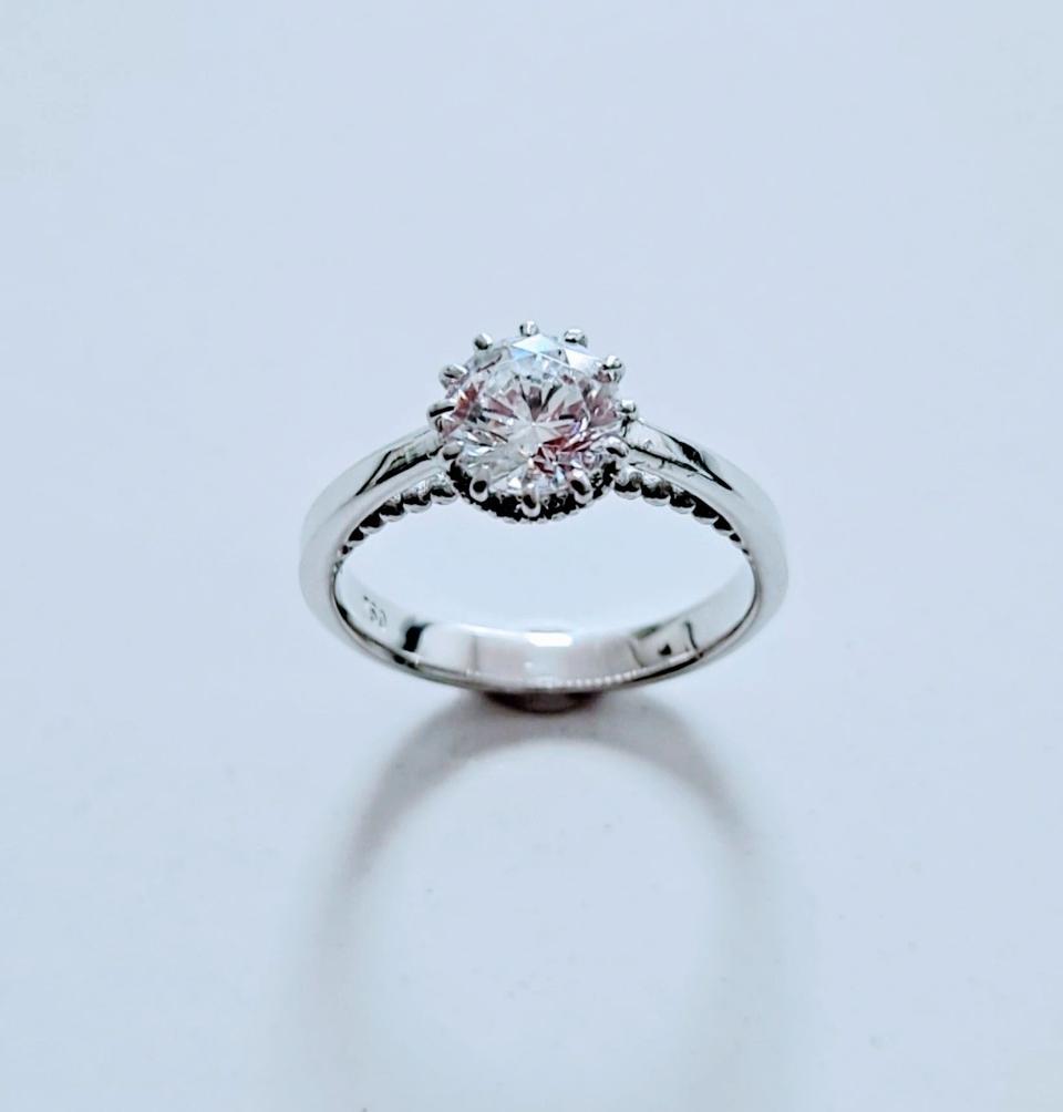 18k 케럿 큐빅 반지#13호