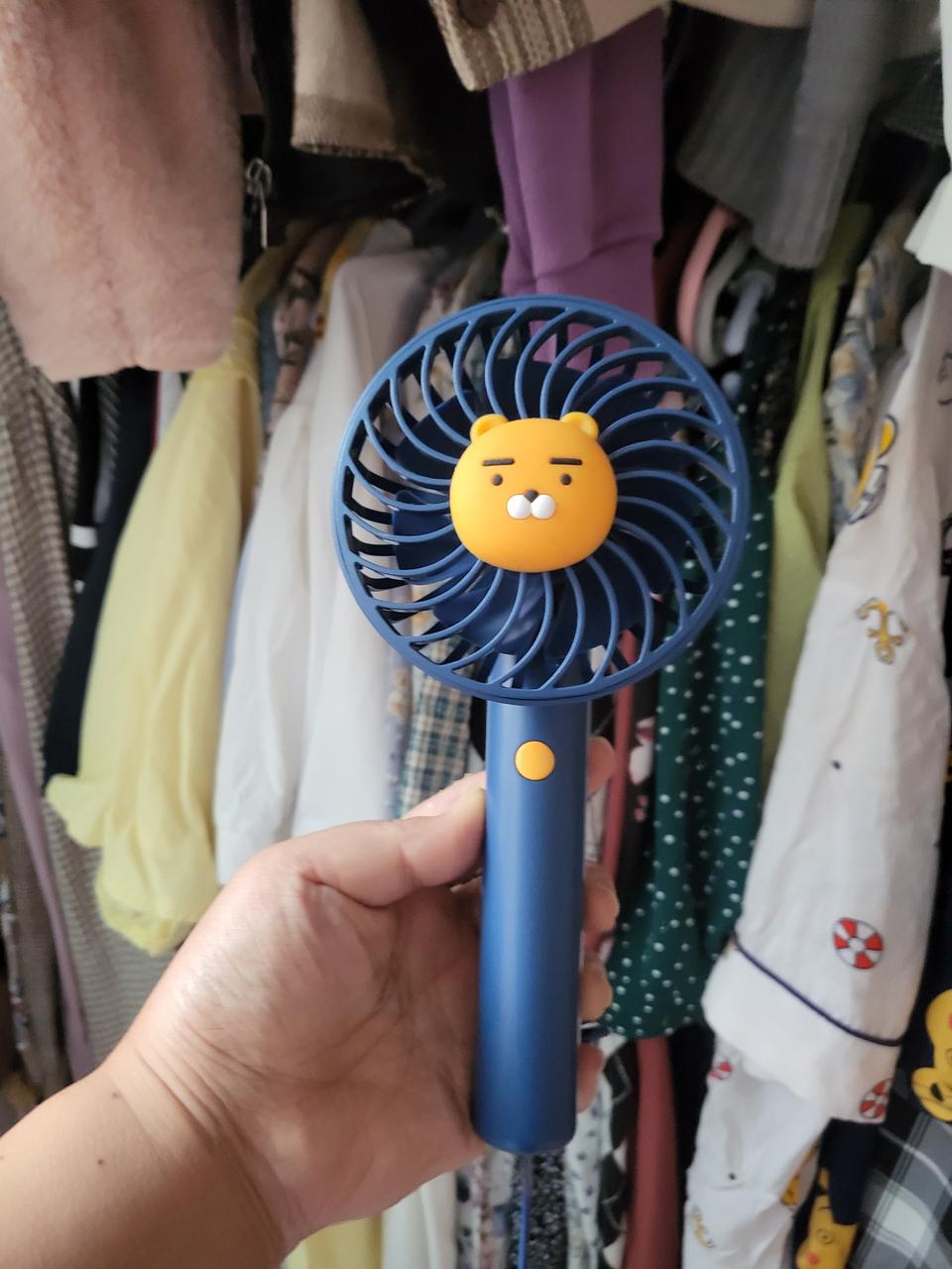 라이언선풍기 손선풍기