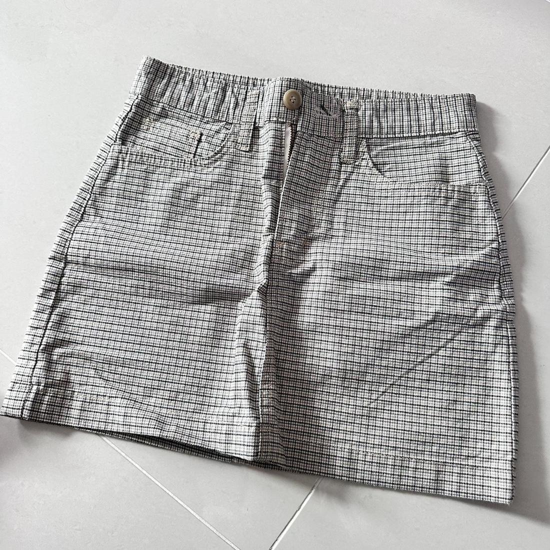 크림치즈마켓 체크스커트