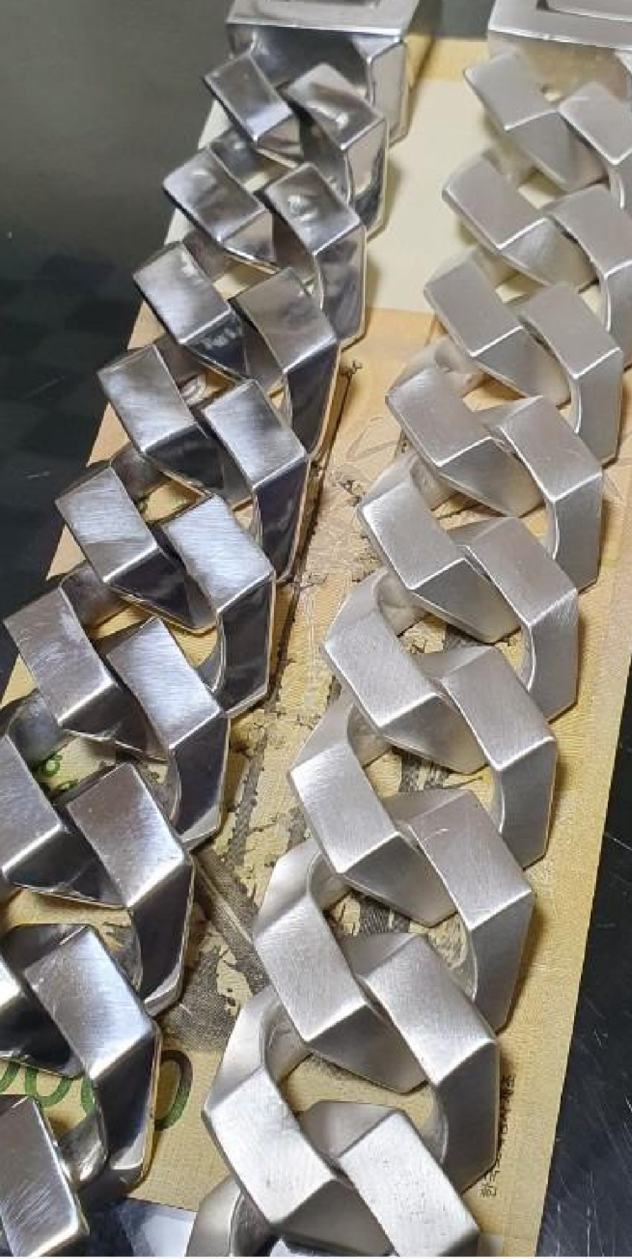 57돈팔각 은팔찌