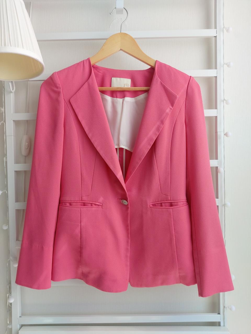 [예스비] 1회입음, 상태좋음 핑크 쉬폰자켓 55