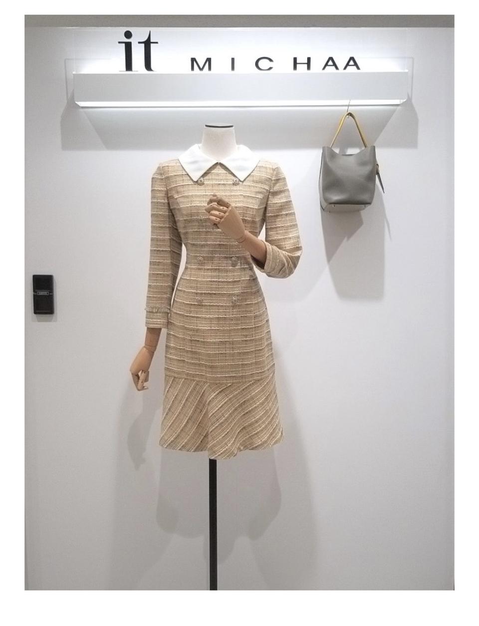 잇미샤 트위드 원피스