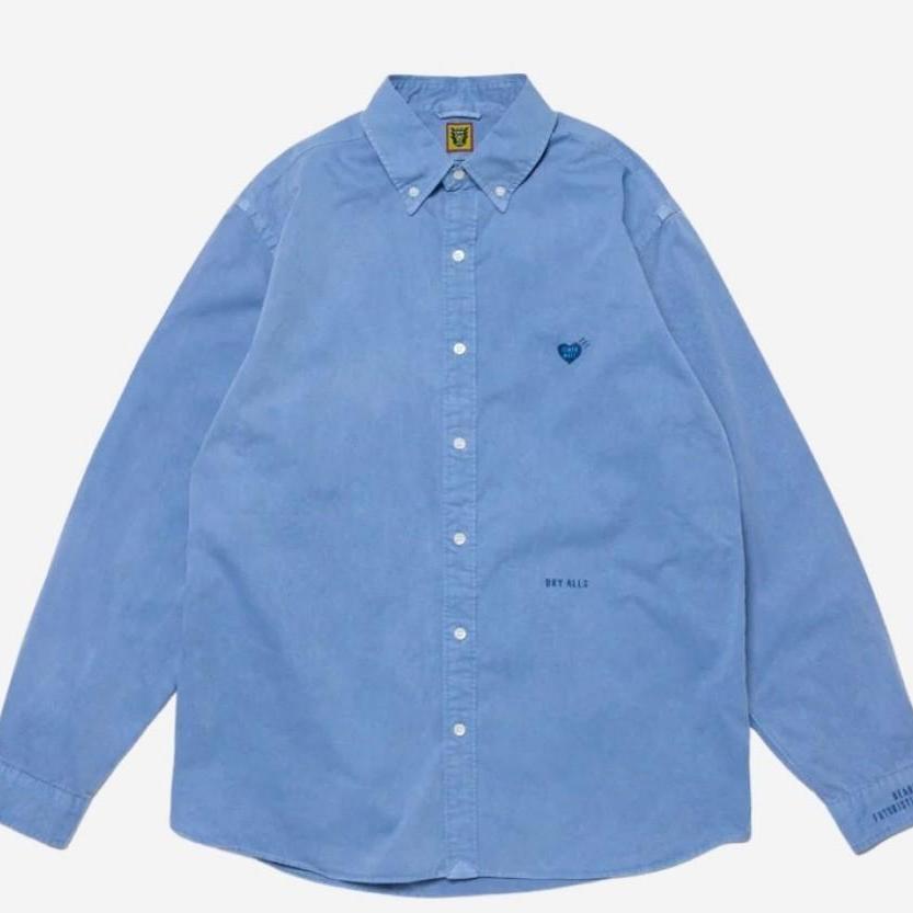 휴먼메이드 피그먼트 셔츠 XL네이비