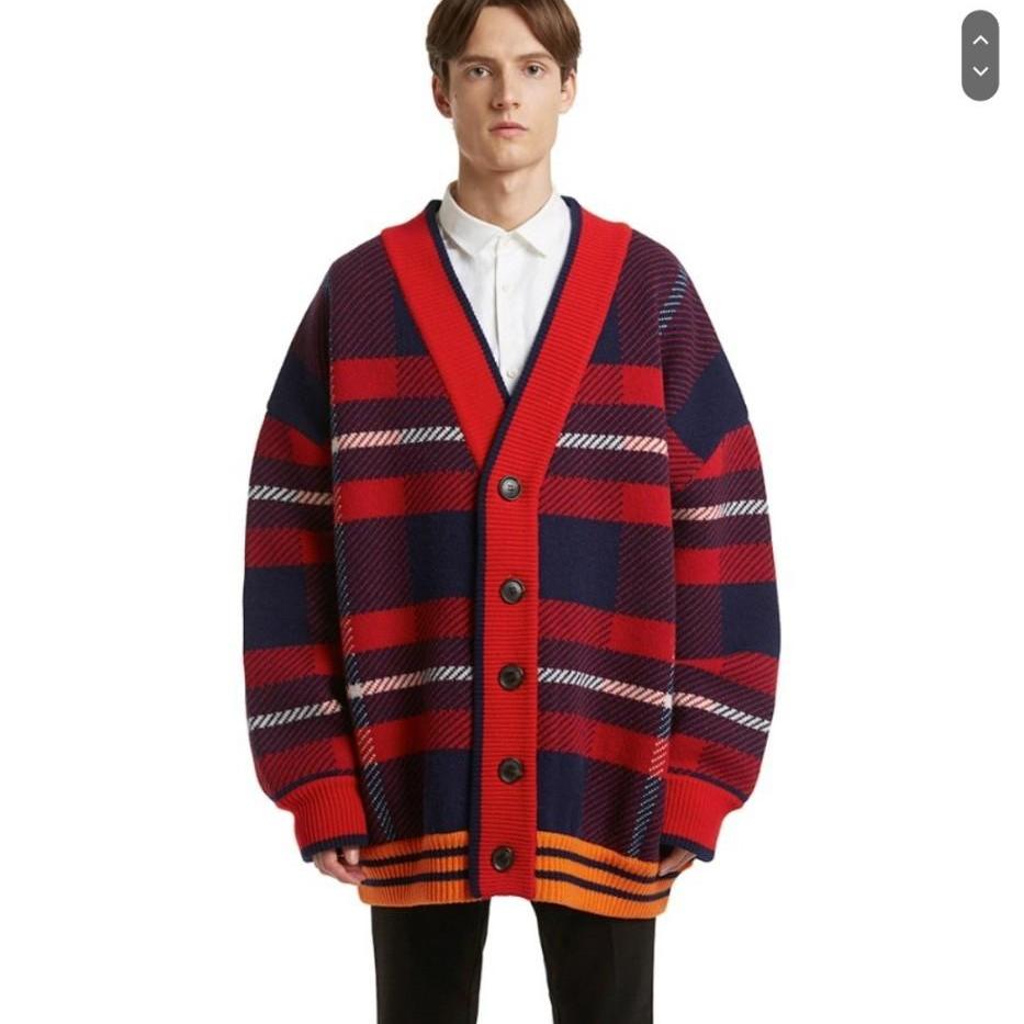 트렁크프로젝트 체크 가디건 L