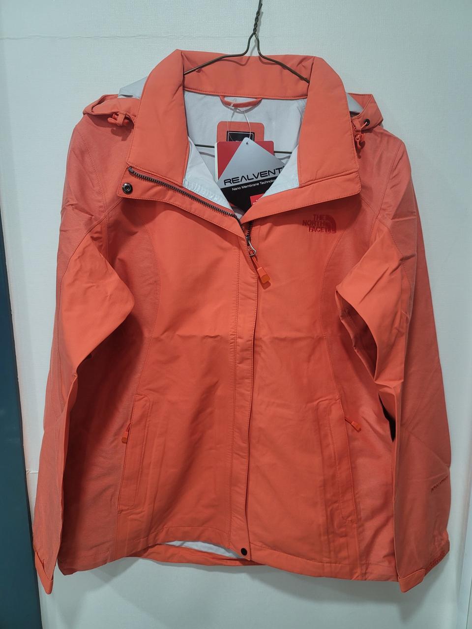 새상품 리얼벤트 윌파워 노스페이스 주황바람막이 판매(90)