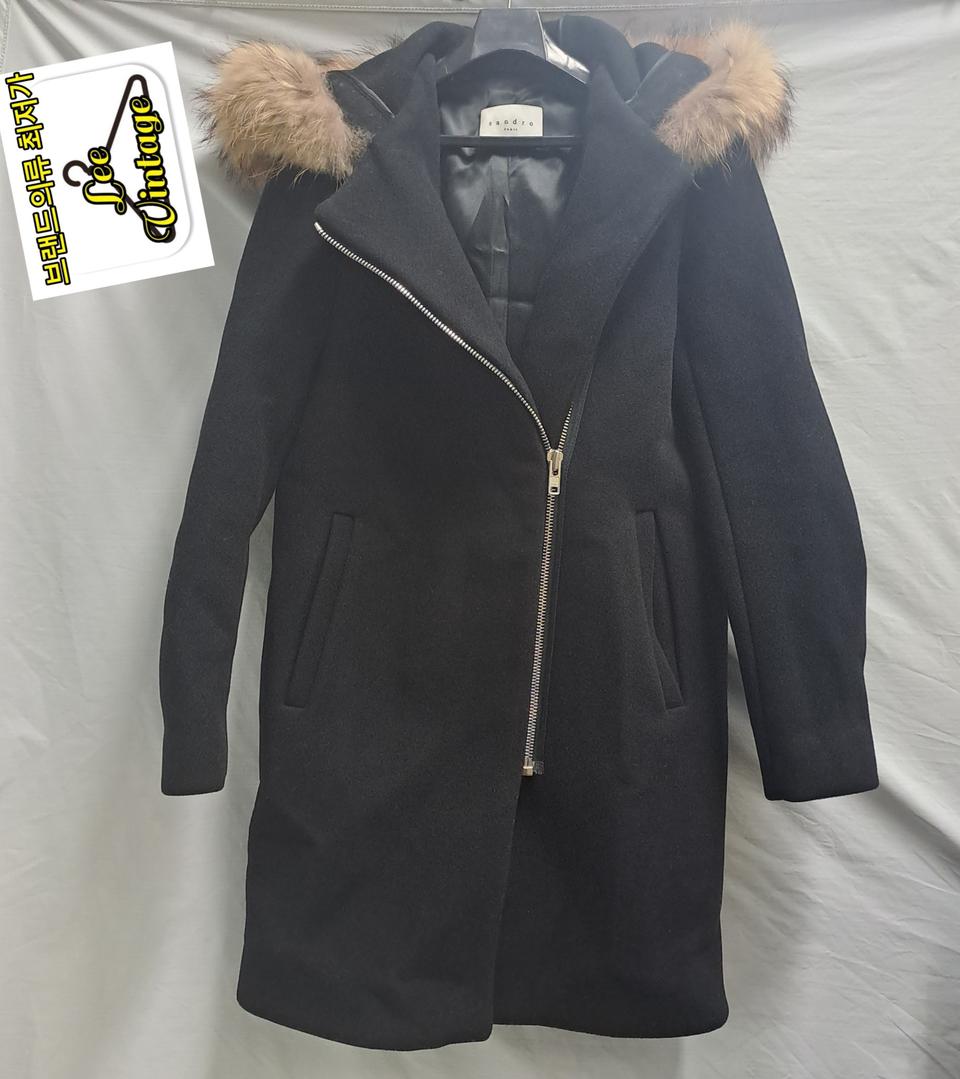 [36]산드로 모혼방 코트 자켓(최저가)(정품)(LeeVintage)