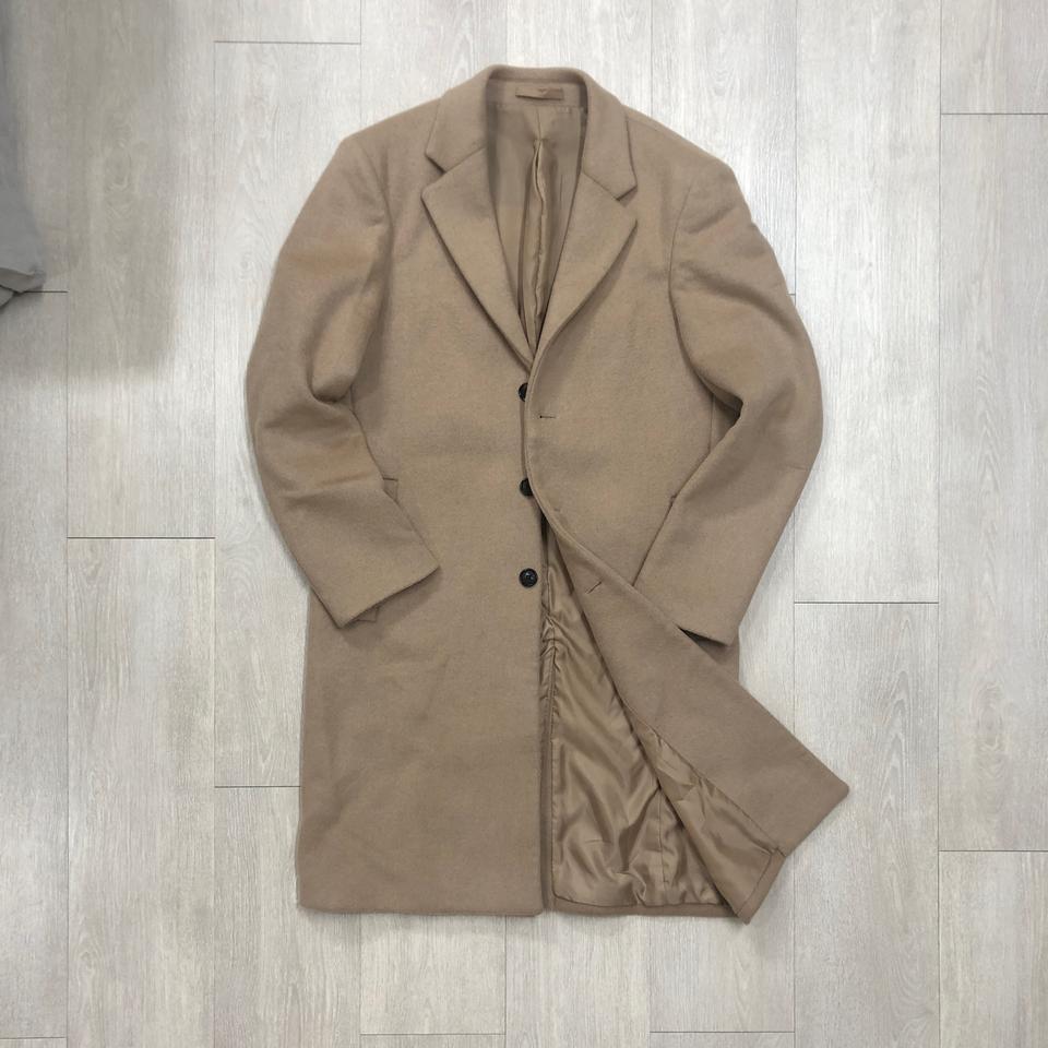 [표기M 실100] 컨셉원 카멜 울 싱글코트 캐시미어 블렌드